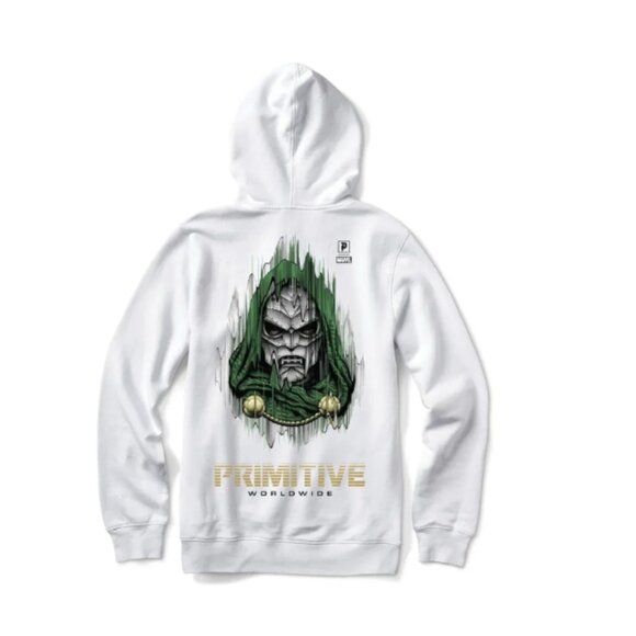 White Primitive x Marvel Doom Hoodie Size Small Hypebeast Hoodie - Picture 2 of 3